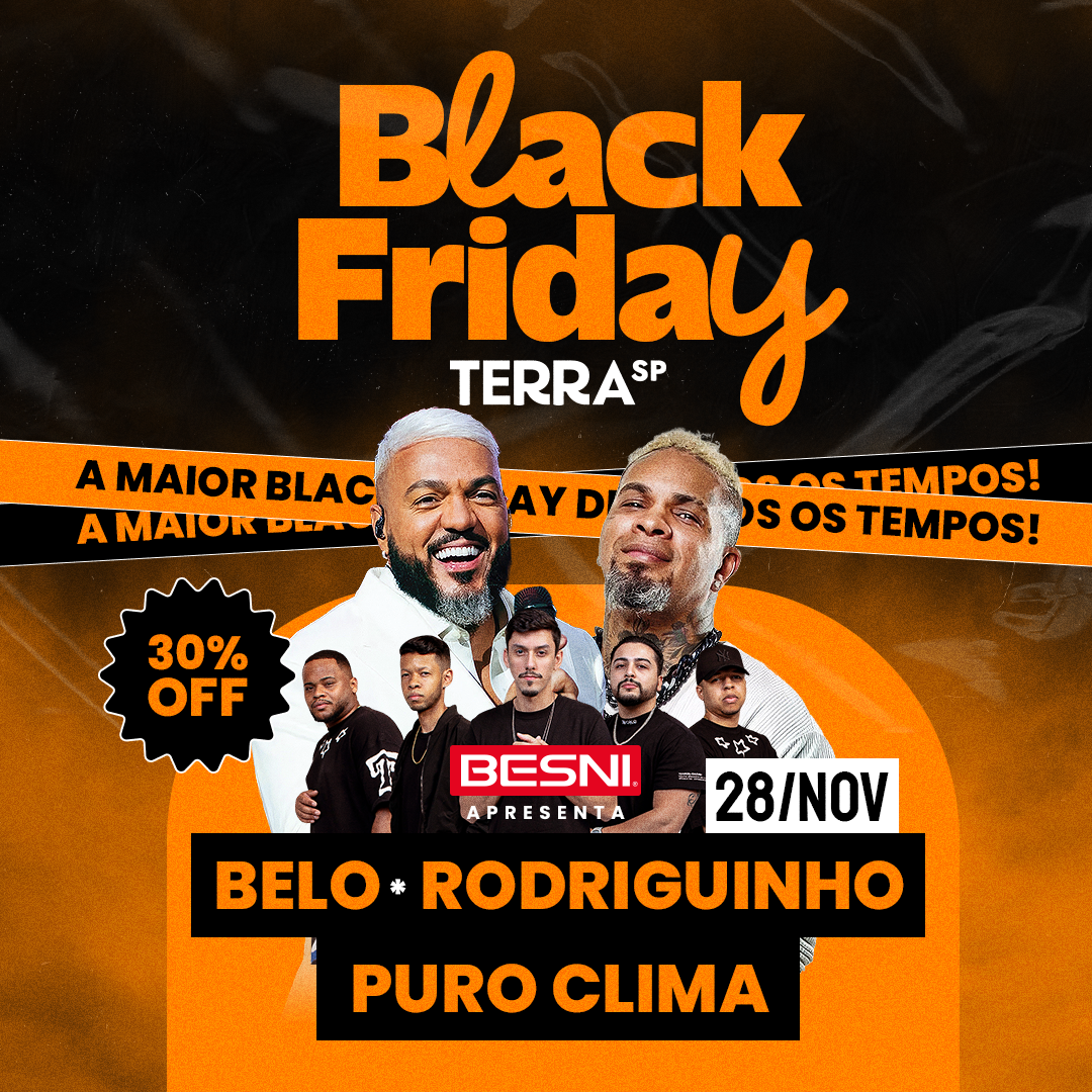 Besni Apresenta: Show do Belo, Rodriguinho e Puro Clima no Terra SP