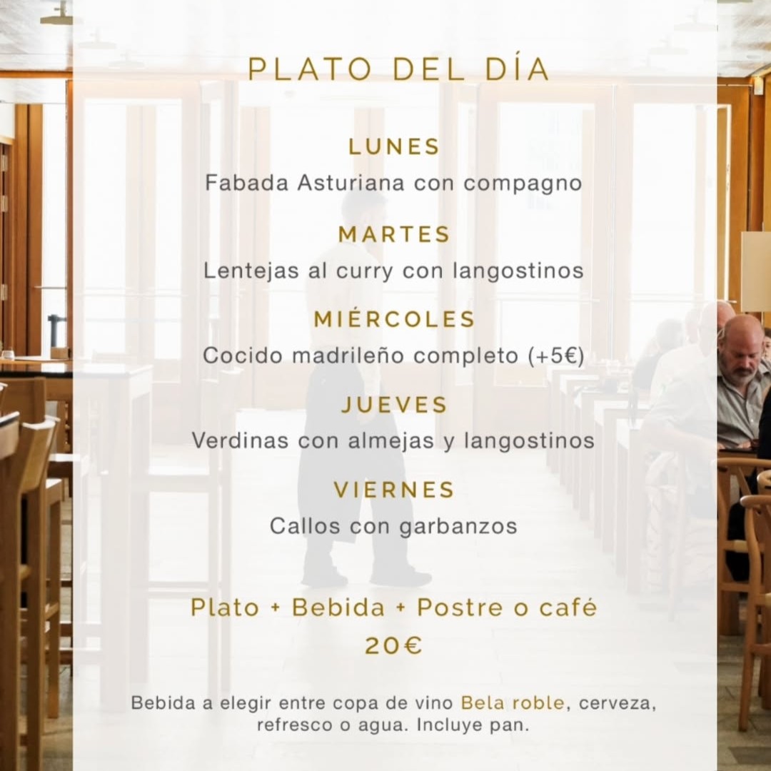 Dish of the Day with Views of La Almudena