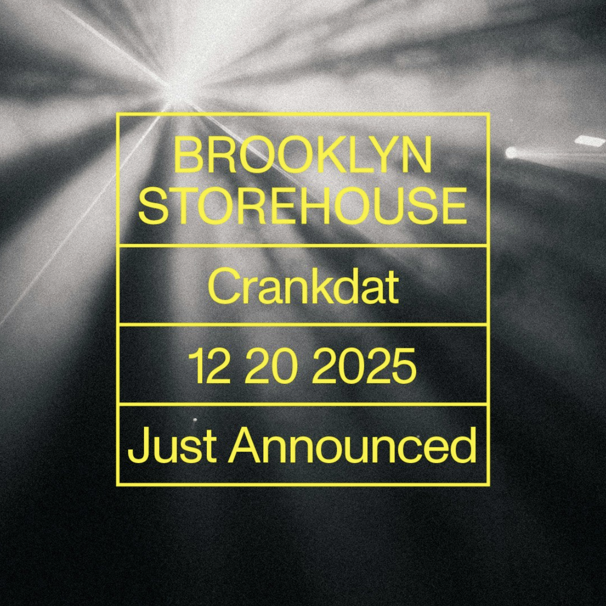 Brooklyn Storehouse: CRANKDAT