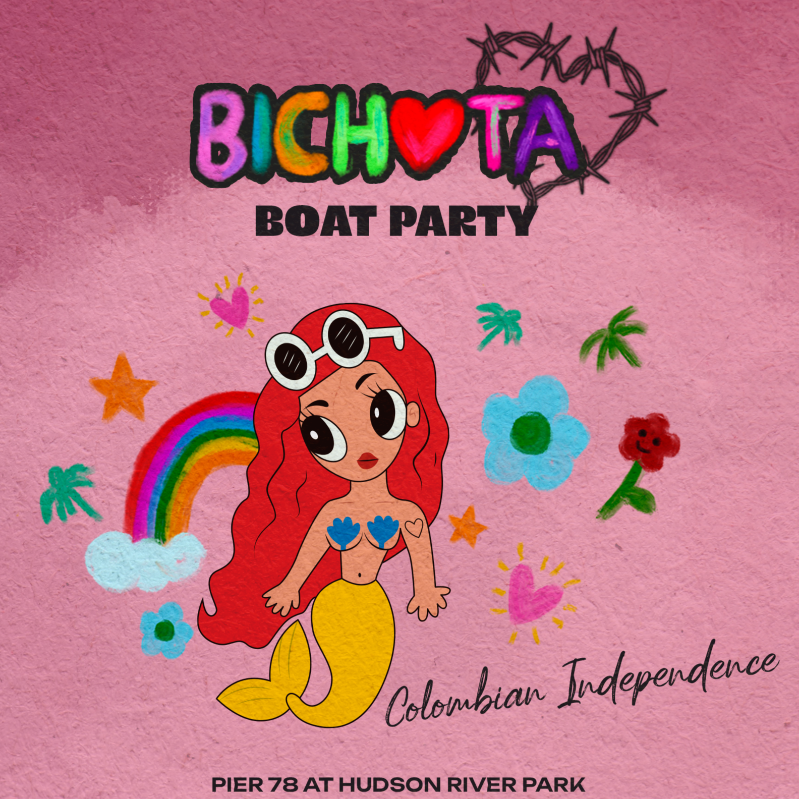 Bichota Boat - Karol G Tribute for Colombian Independence Day Boat Party