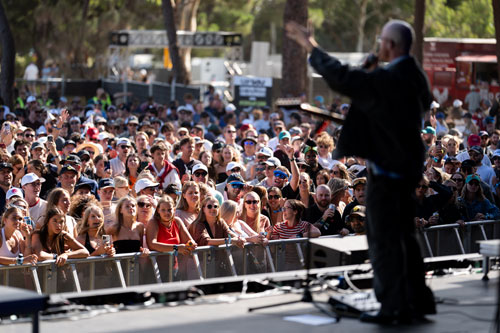 Front-row views on 18