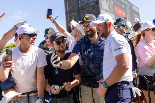 Front-row views on 18