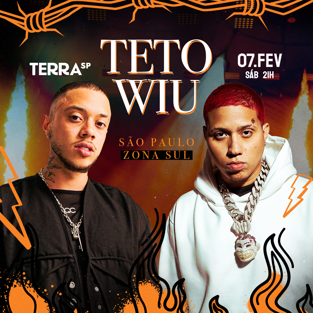 Show do Wiu e Teto no Terra SP