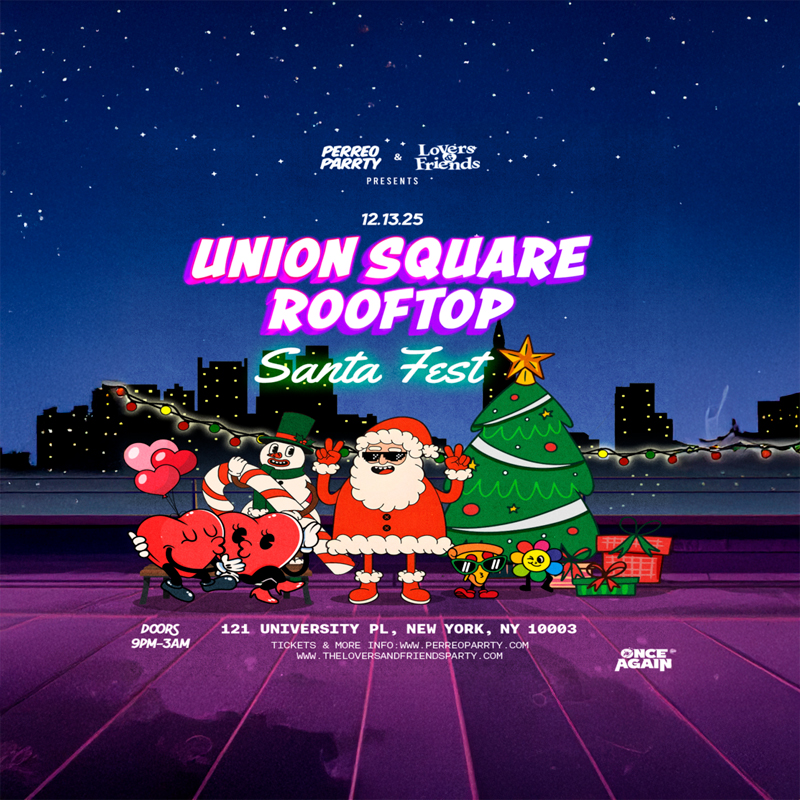 Santa Fest en Union Square Rooftop - Afrobeats + R&B + Reggae Dance Party