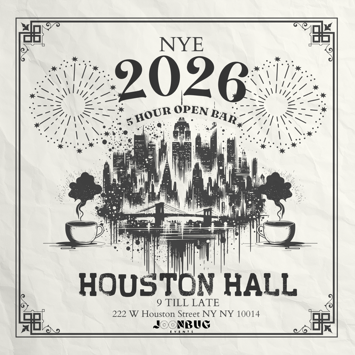Houston Hall NYE 26 NYC
