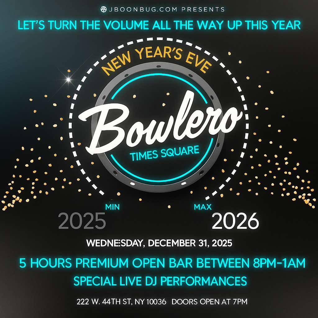 Bowlero Times Square NYE 26 NYC
