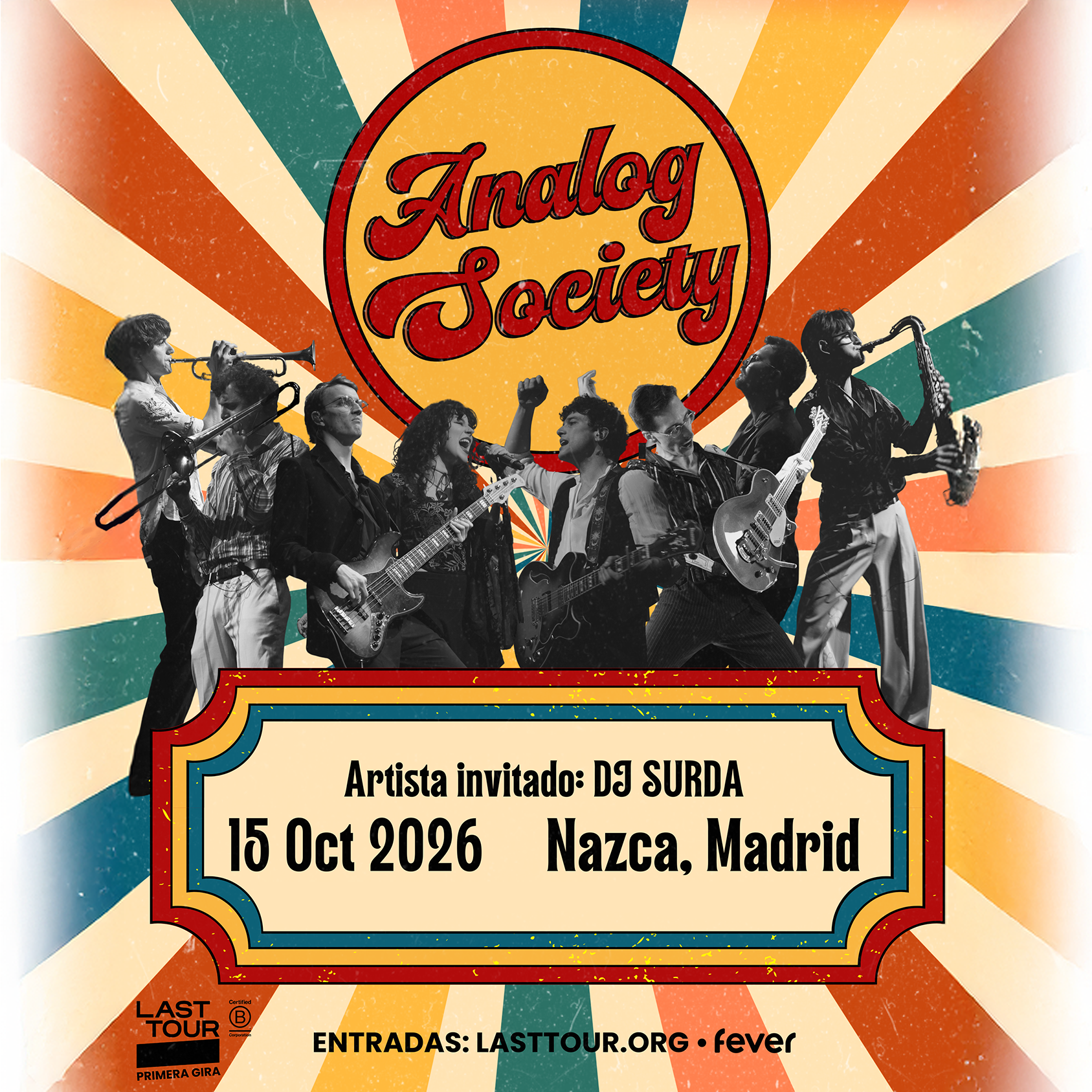 Analog Society at Sala Nazca, Madrid 2026