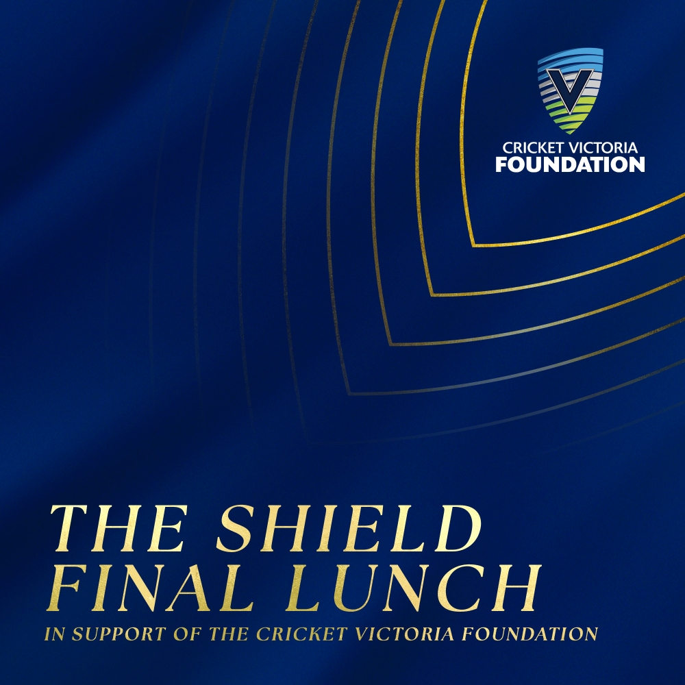 The Shield Final Lunch, in support of the Cricket Victoria Foundation