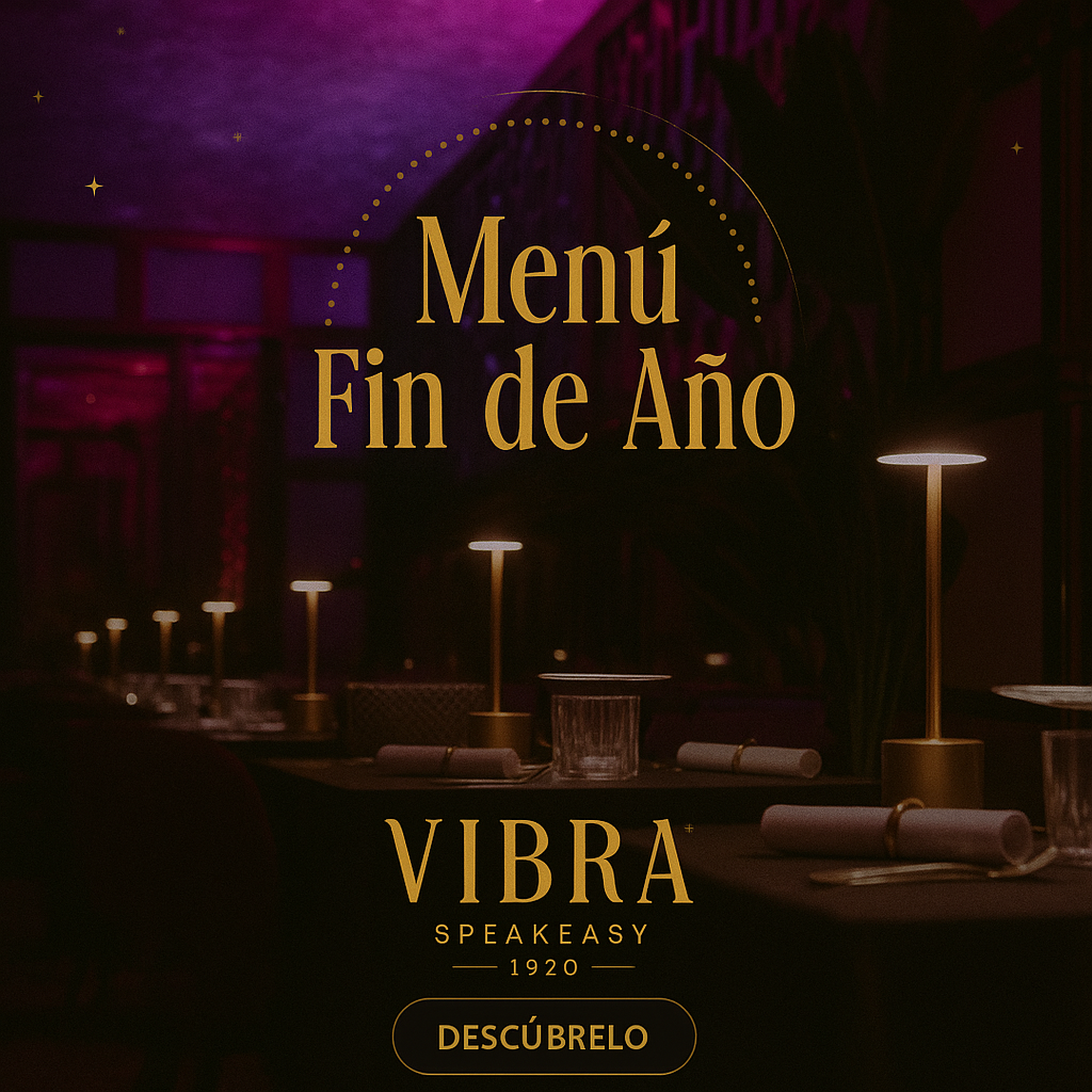 Menú de Fin de Año en Vibra Speakeasy
