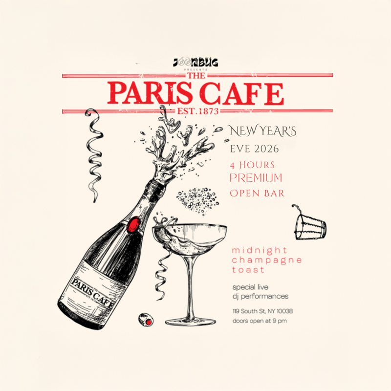 Paris Cafe NYE en Nueva York