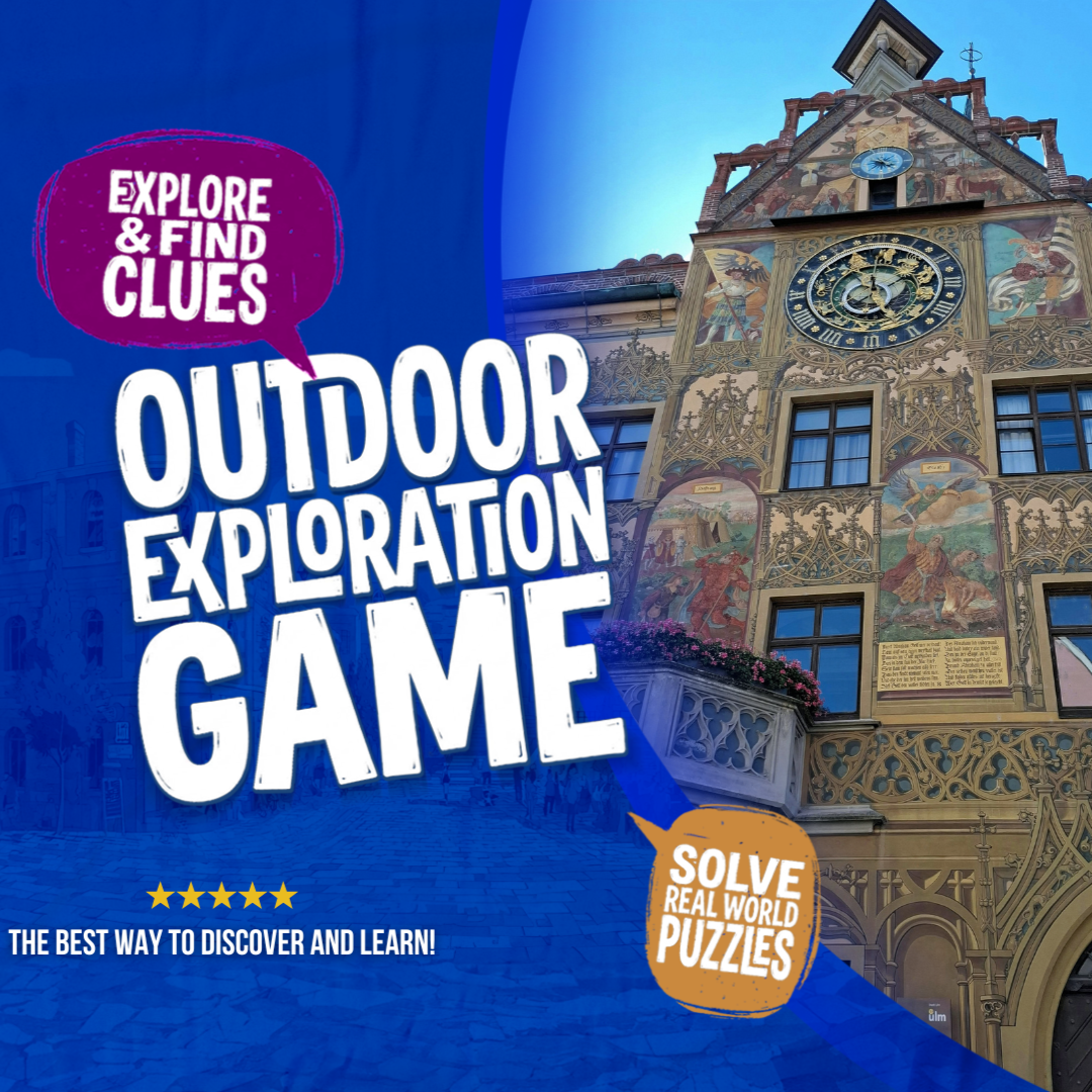 The five gilded sparrows in Ulm Outdoor Exploration Game