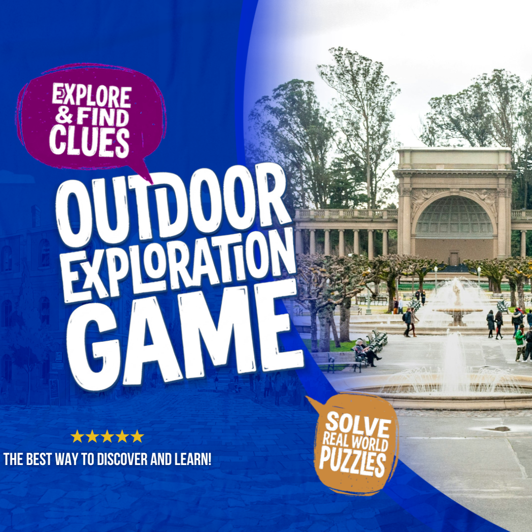 Juego de exploración de historias ocultas del Golden Gate Park