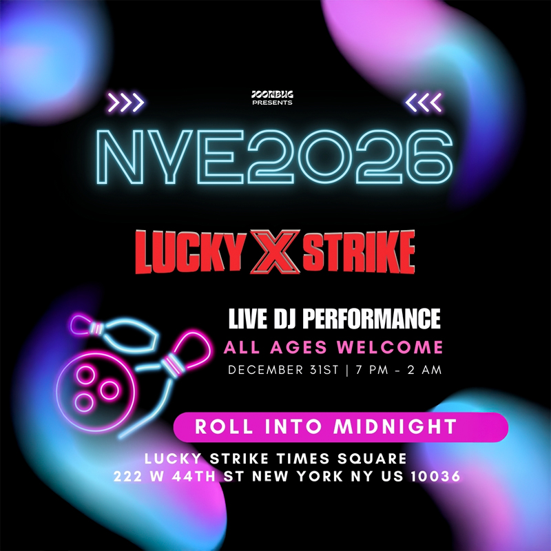 Lucky Strike Times Square NYE 26 NYC