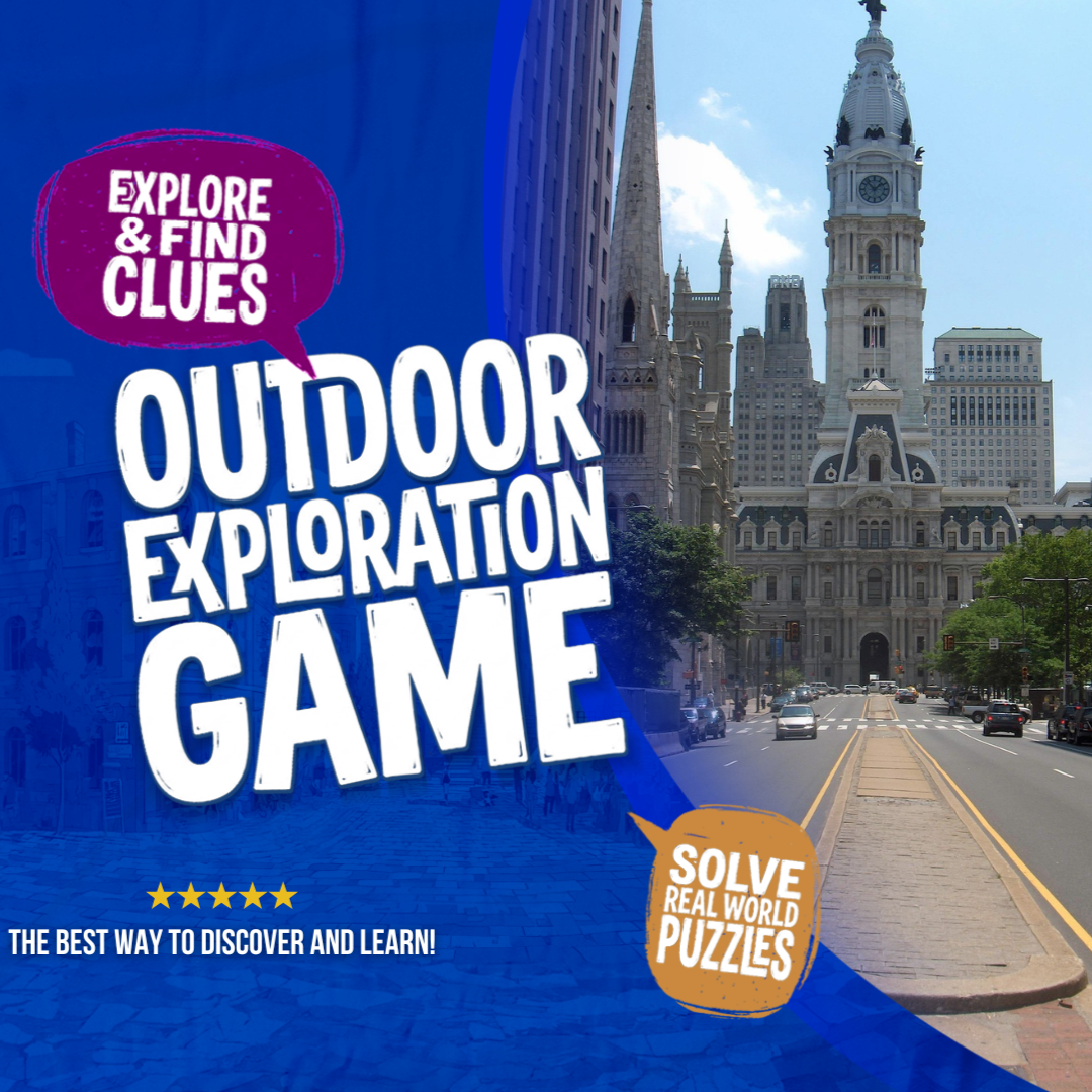 Juego de exploración al aire libre «El asesinato de Ben Franklin»