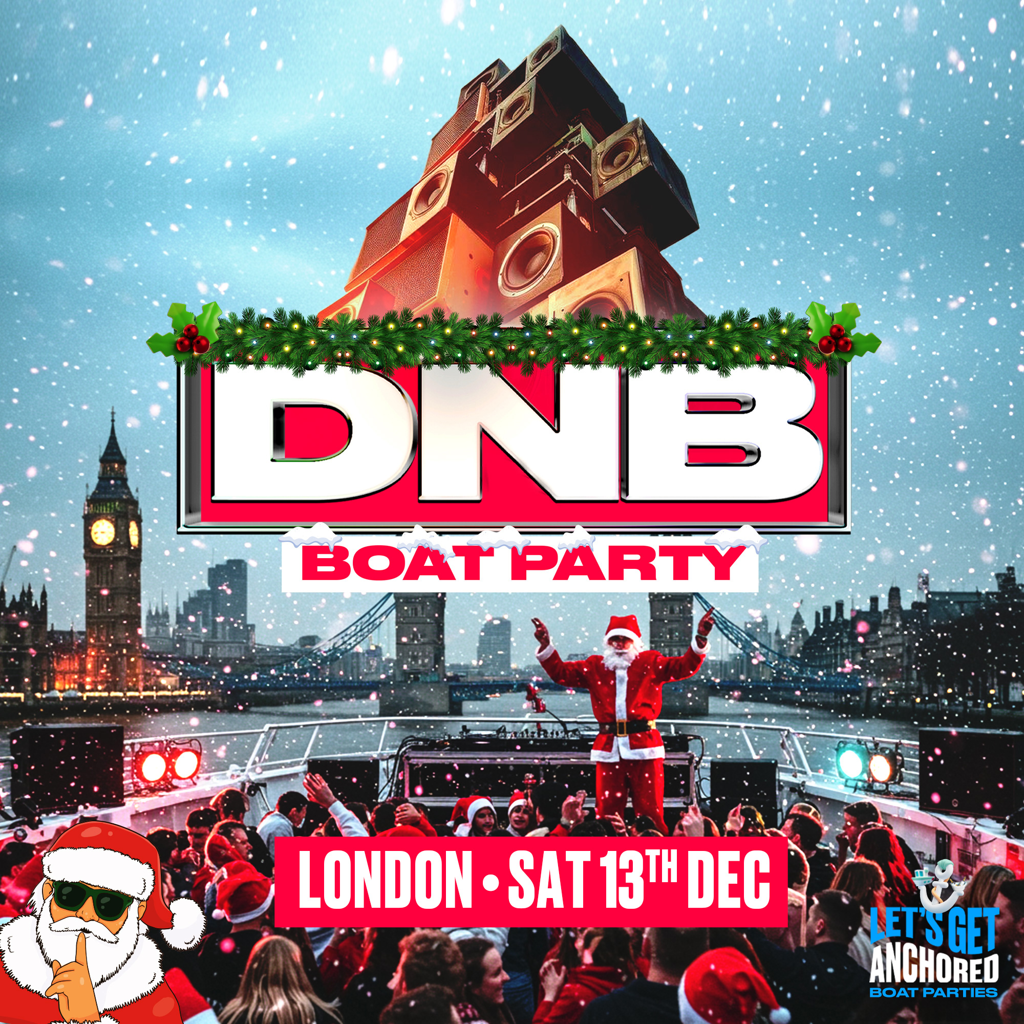 Drum & Bass Christmas Boat Party London