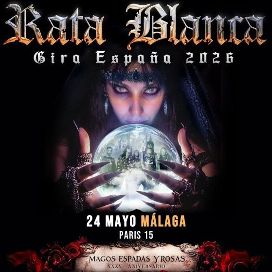 RATA BLANCA en Málaga (Sala Paris 15) - Sala Paris 15 RATA BLANCA en Málaga (Sala Paris 15)