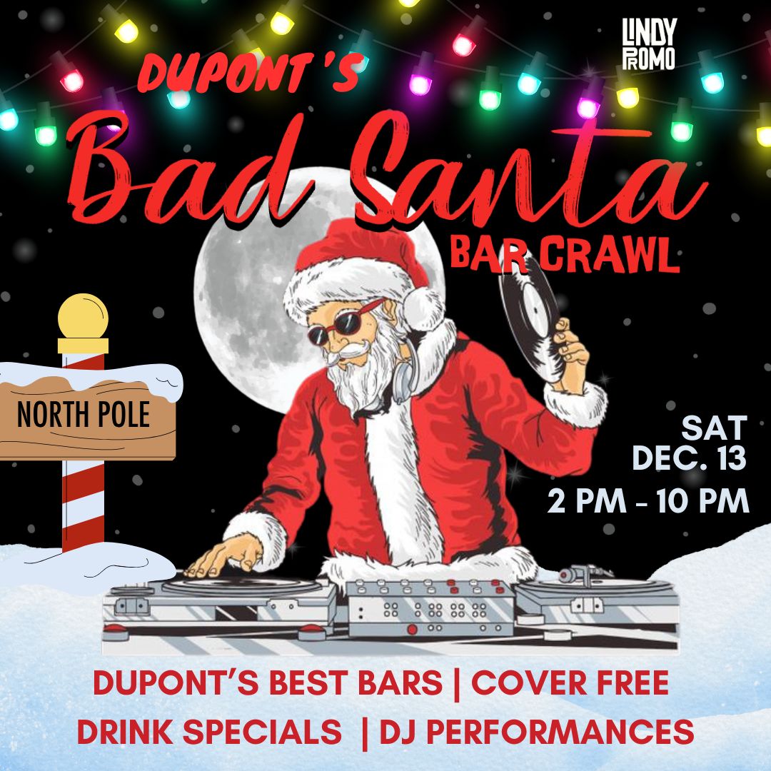 DC BAD SANTA BAR CRAWL DUPONT CIRCLE 2025