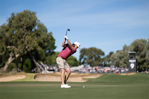 Prime views of the 9th green