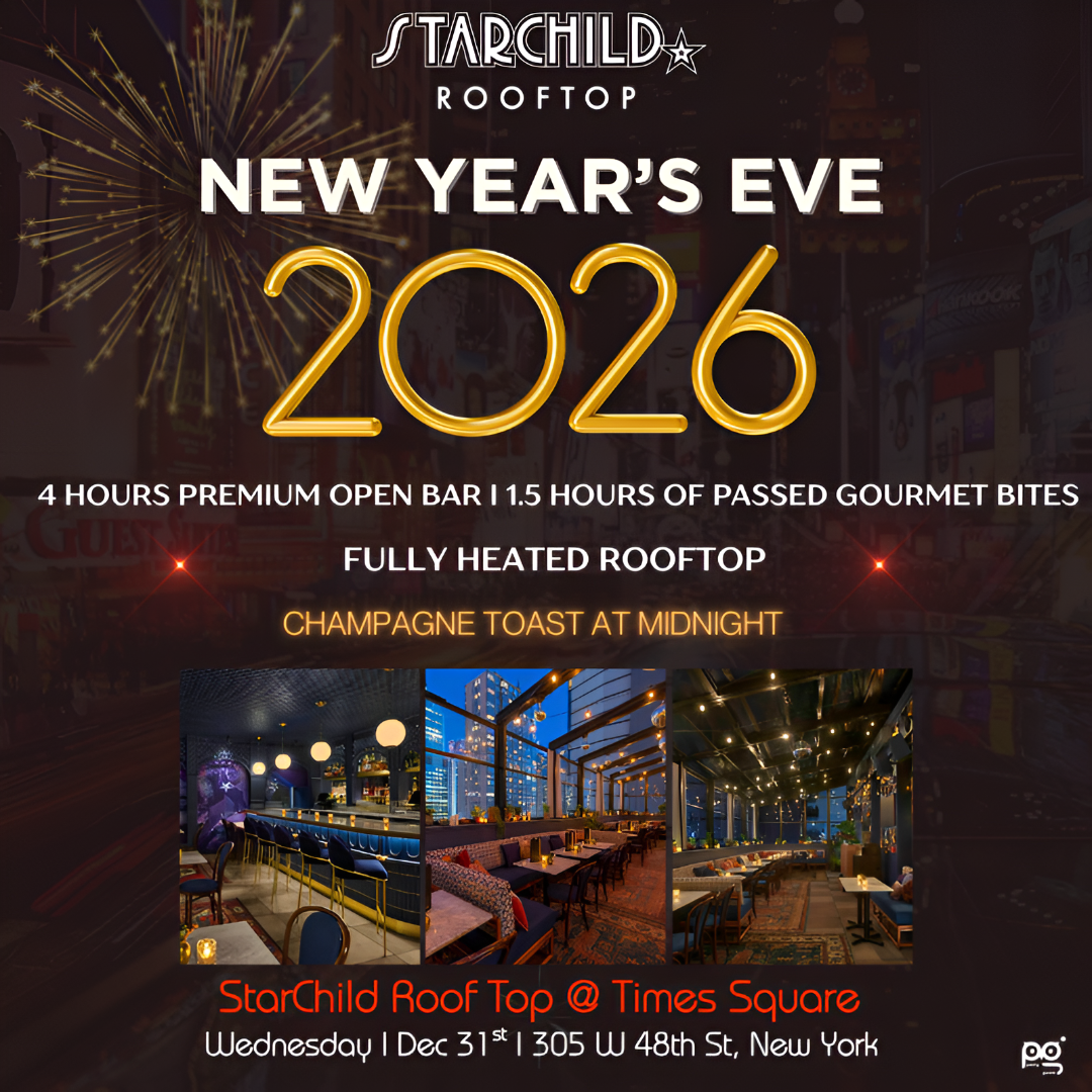 Nochevieja 2026 en Starchild Rooftop