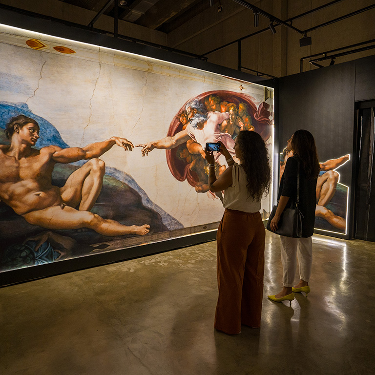 La Capilla Sixtina de Miguel Ángel: La Exposición