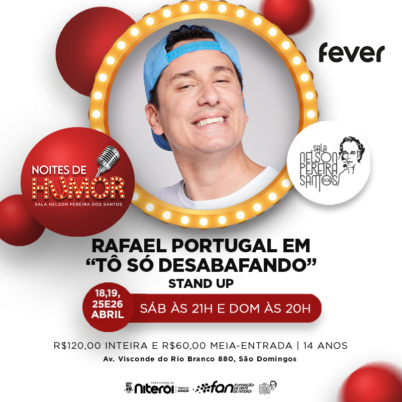 Rafael Portugal em “Tô Só Desabafando”