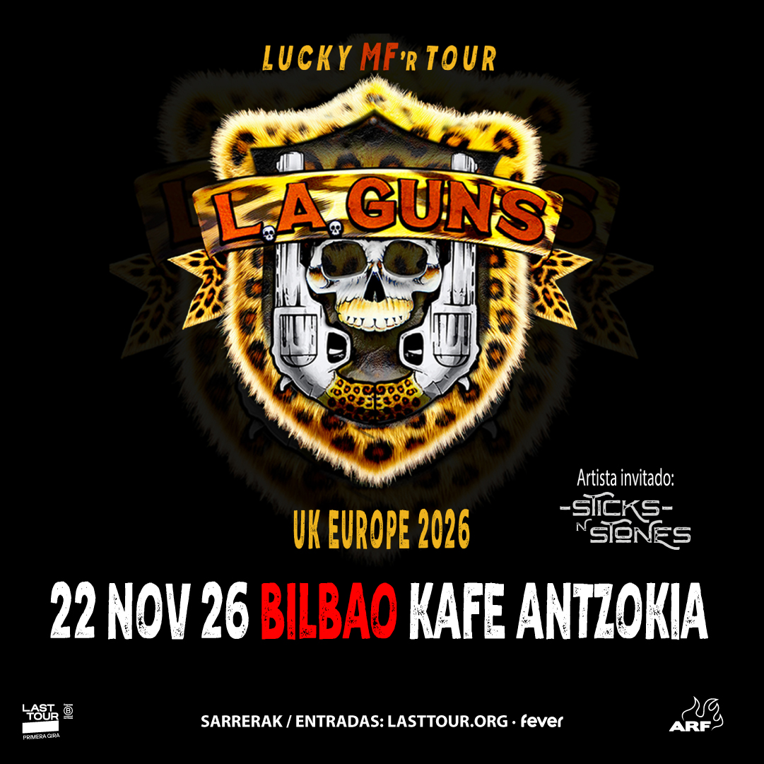 L.A. Guns en Kafe Antzokia, Bilbao 2026