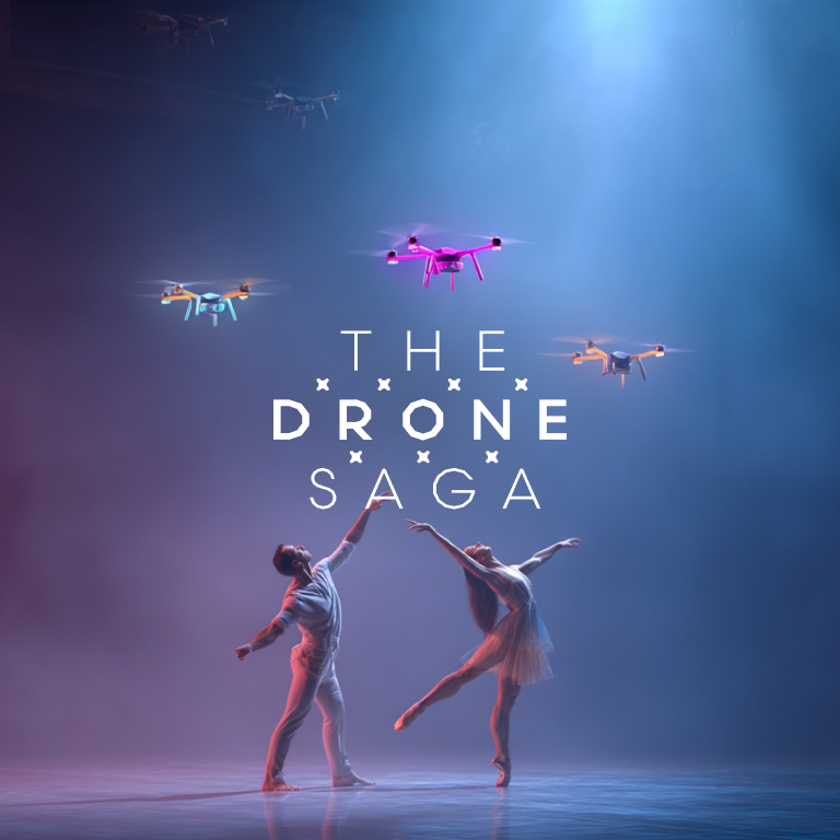 The Drone Saga: uno spettacolo immersivo di danza e colori
