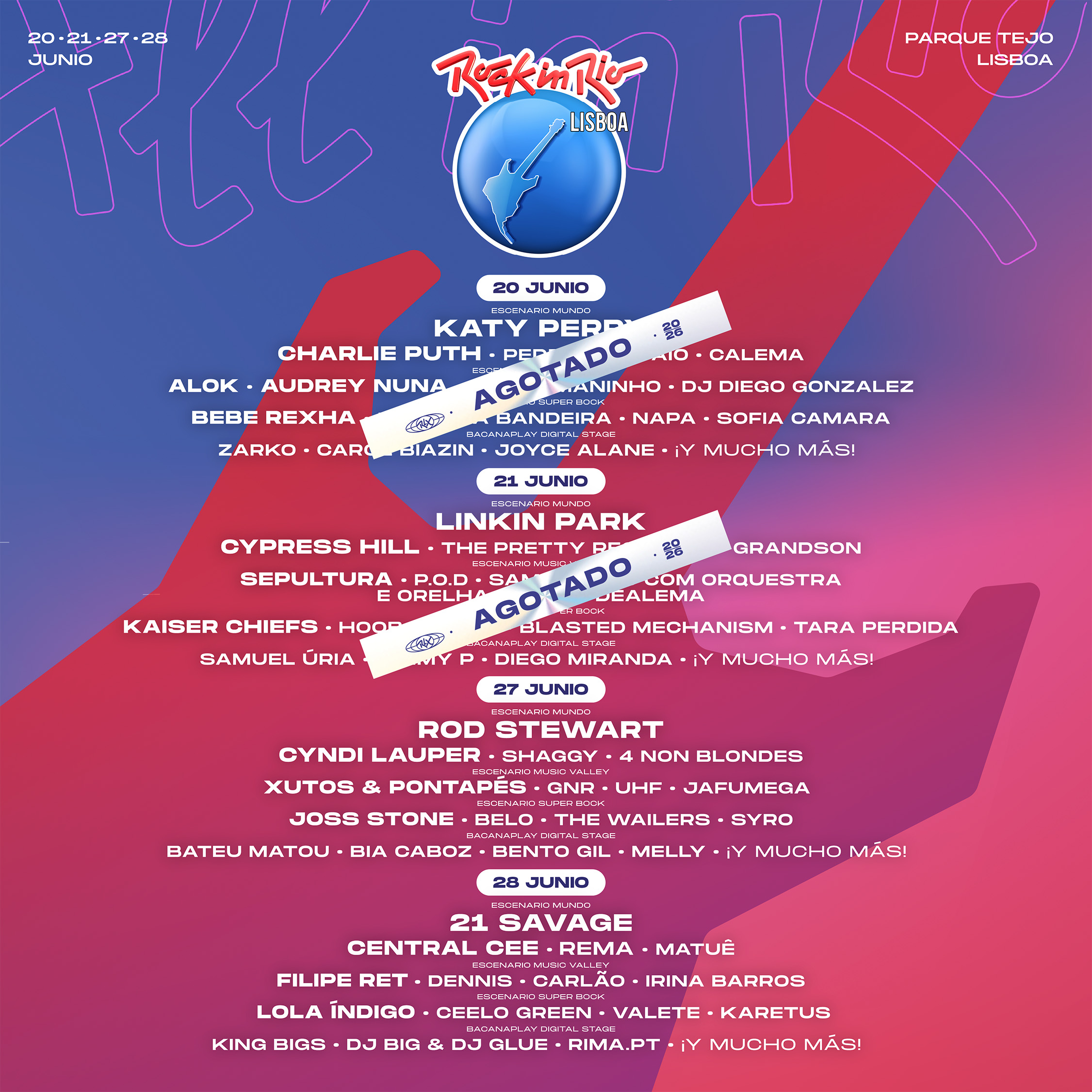 Cartel Rock in Rio Lisboa 2026