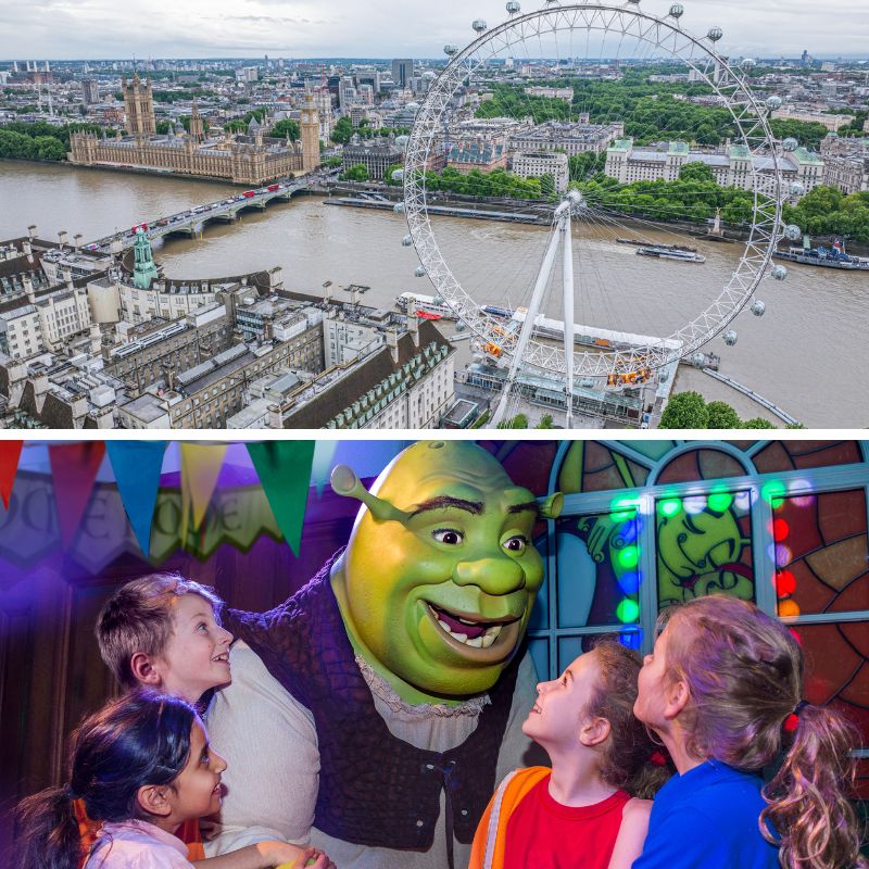 Shrek's Adventure & London Eye