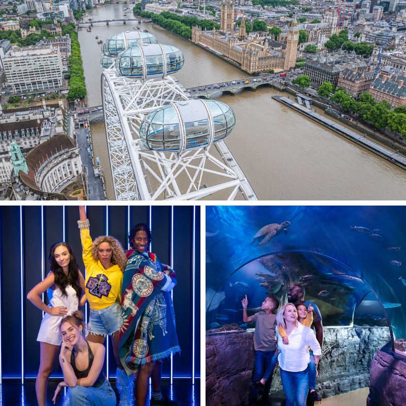 London Eye, Madame Tussauds & SEA LIFE